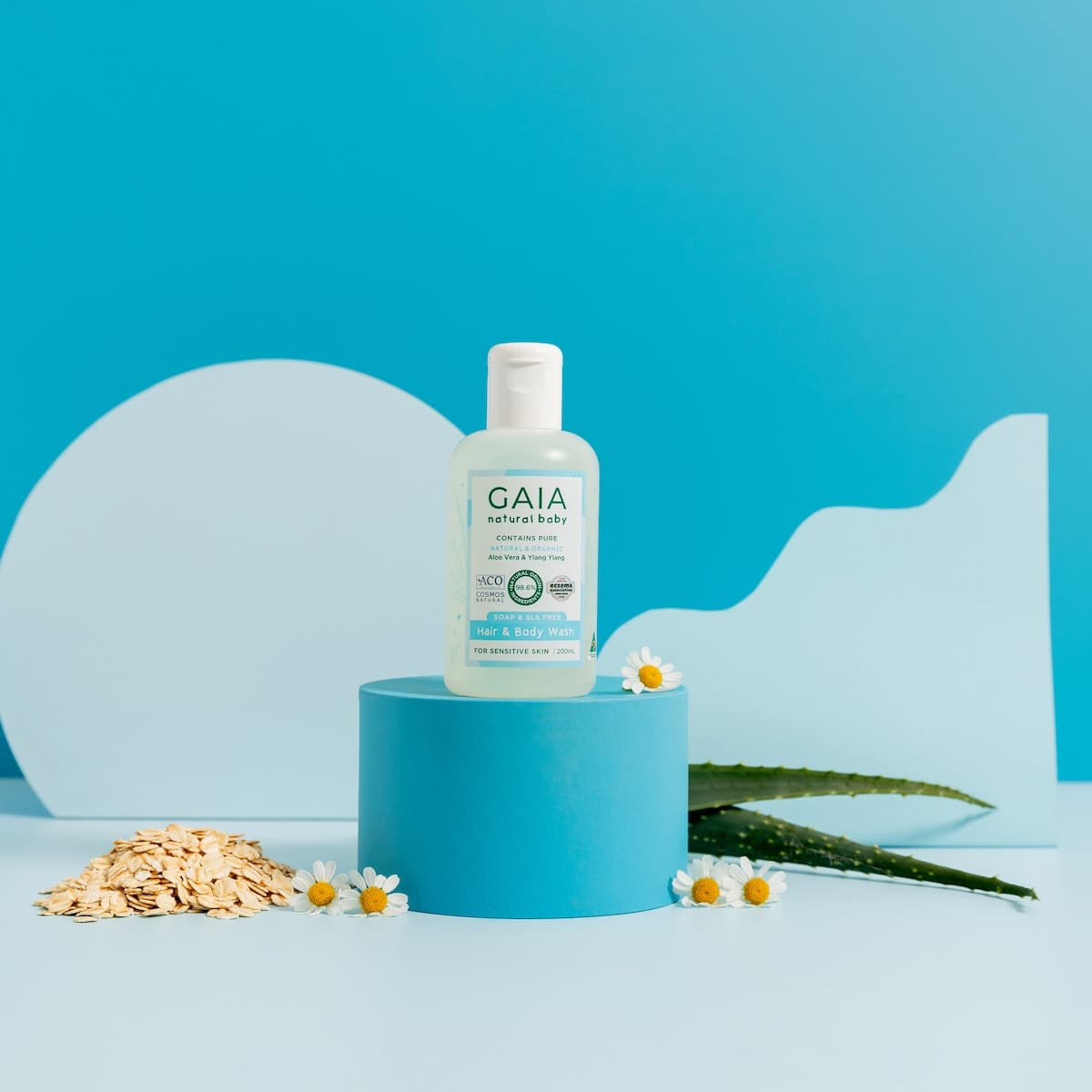 Thumbnail Gaia Natural Baby Hair & Body Wash 200ml