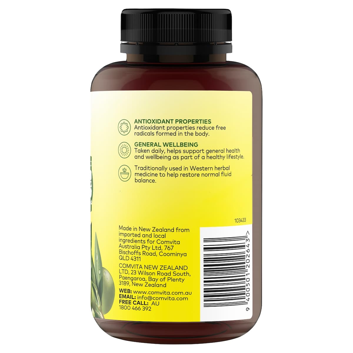 Thumbnail Comvita Olive Leaf Extract High Strength 120 Capsules