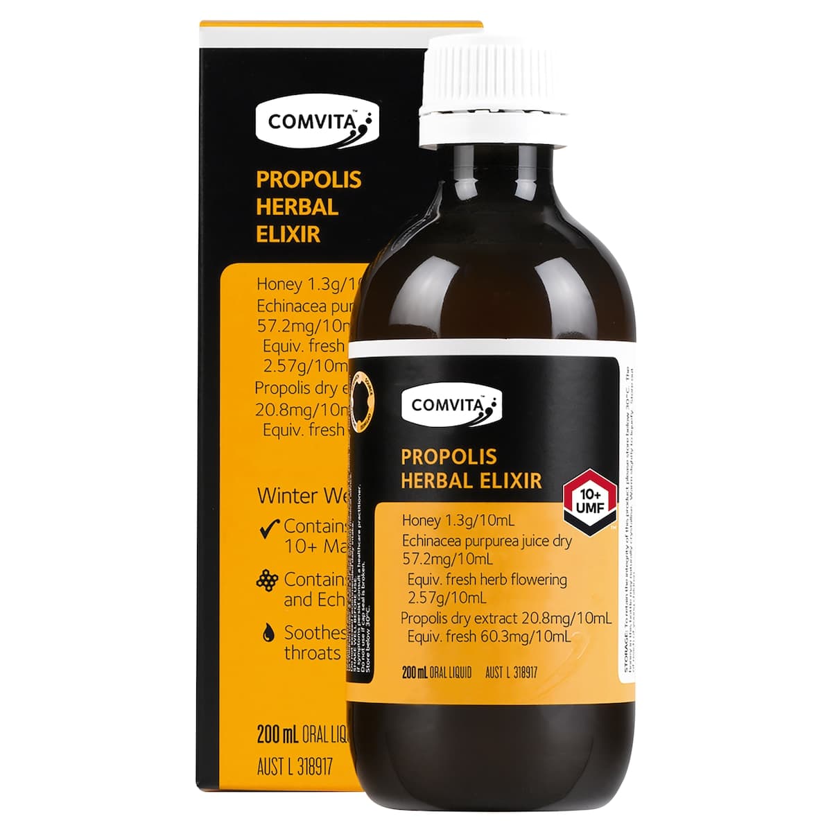 Thumbnail Comvita Propolis Herbal Elixir 200ml
