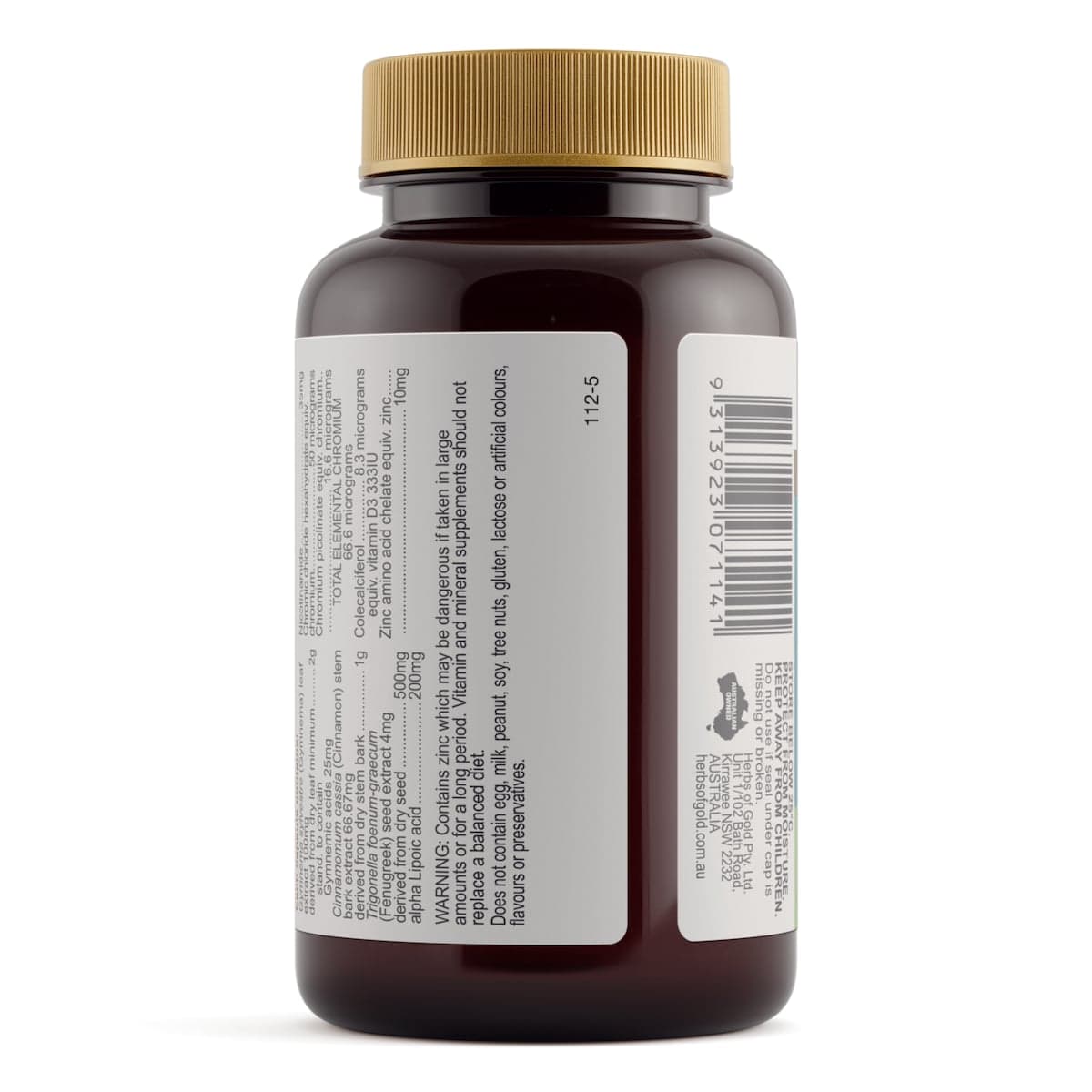 Thumbnail Herbs of Gold GlucoPlex 60 Capsules