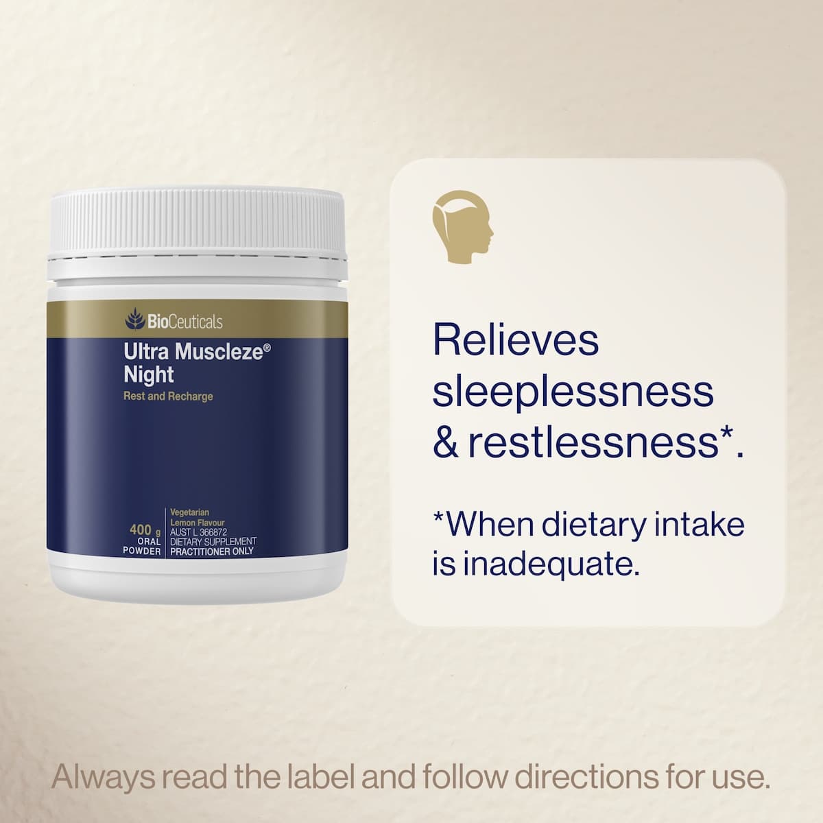 Thumbnail BioCeuticals Ultra Muscleze Night 400g
