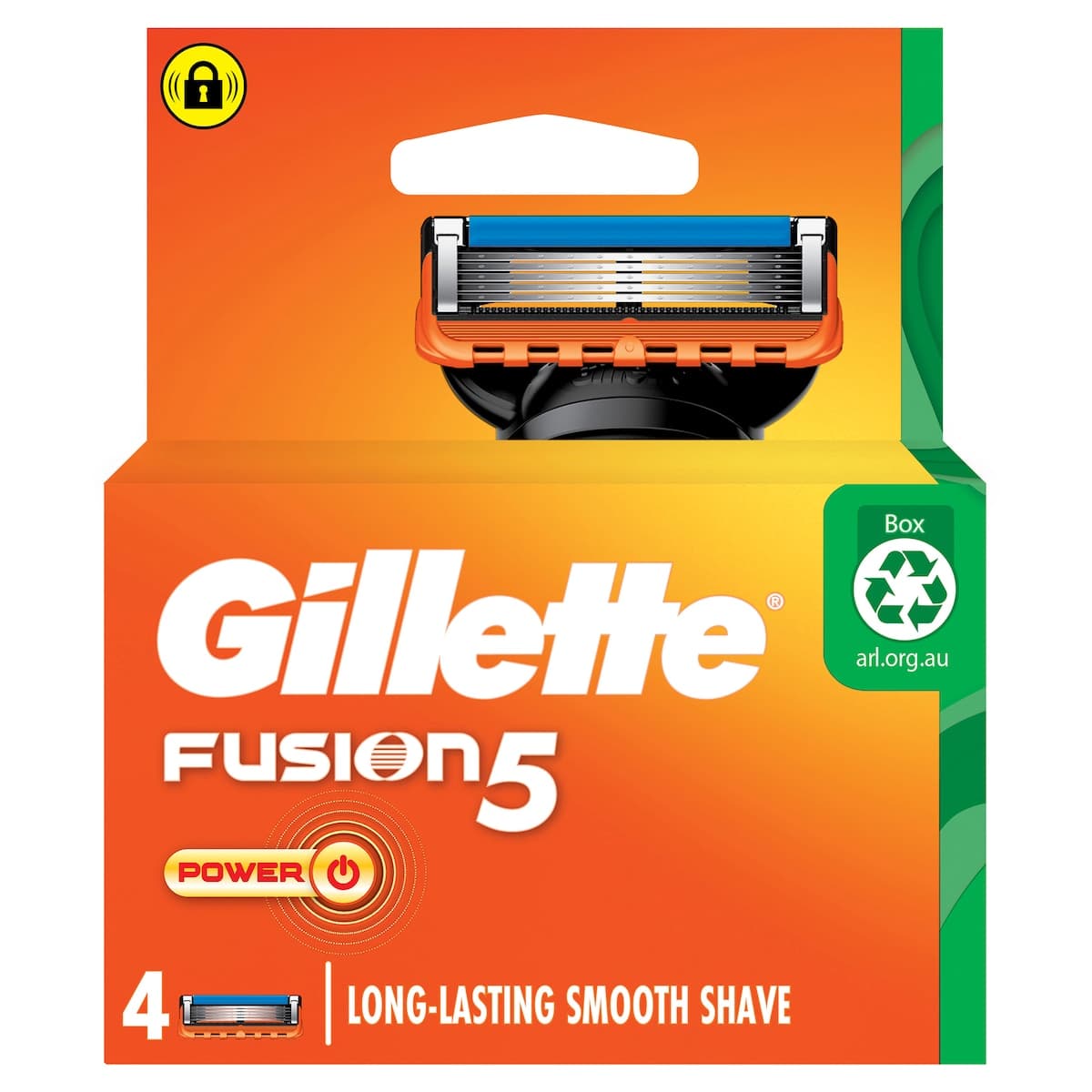 Thumbnail Gillette Fusion5 Power Cartridges Razor Blade Refill 4 Pack
