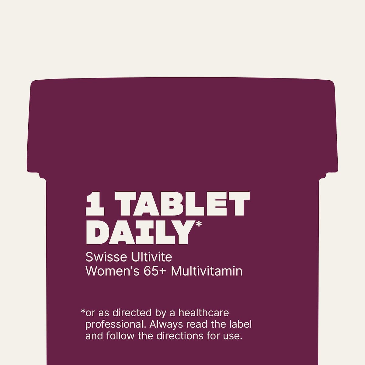 Thumbnail Swisse Womens Ultivite 65+ Multivitamin 60 Tablets