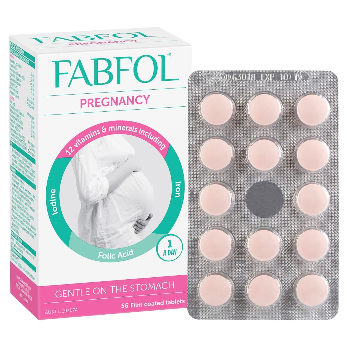 Thumbnail Fabfol Pregnancy 56 tablets