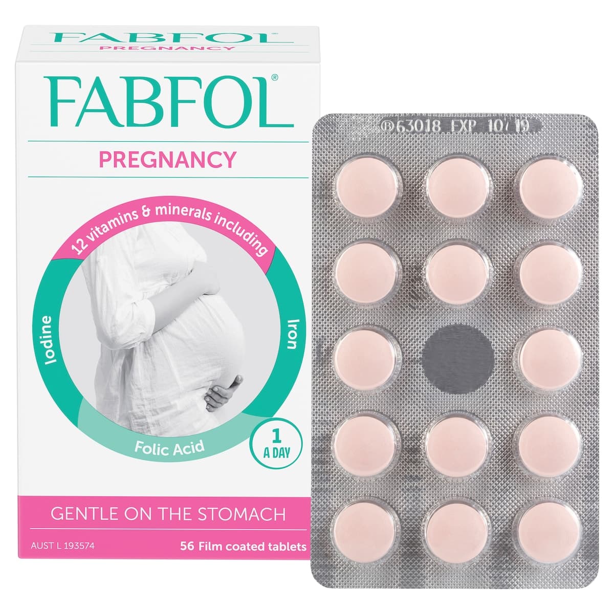 Thumbnail Fabfol Pregnancy 56 tablets
