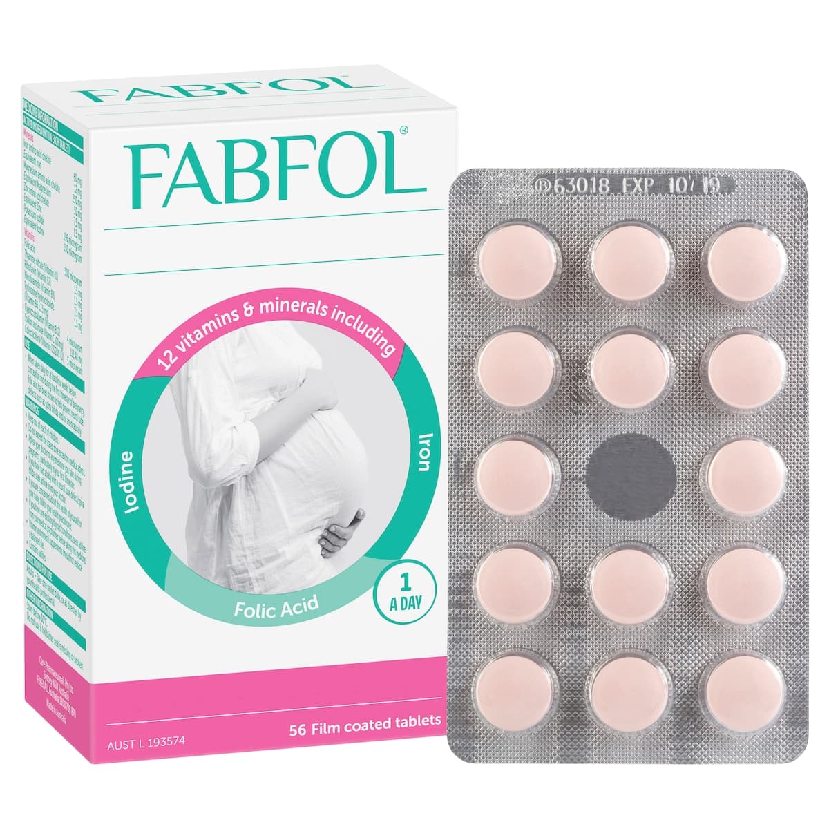Thumbnail Fabfol Pregnancy 56 tablets