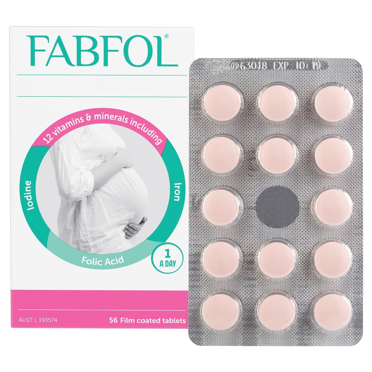 Thumbnail Fabfol Pregnancy 56 tablets