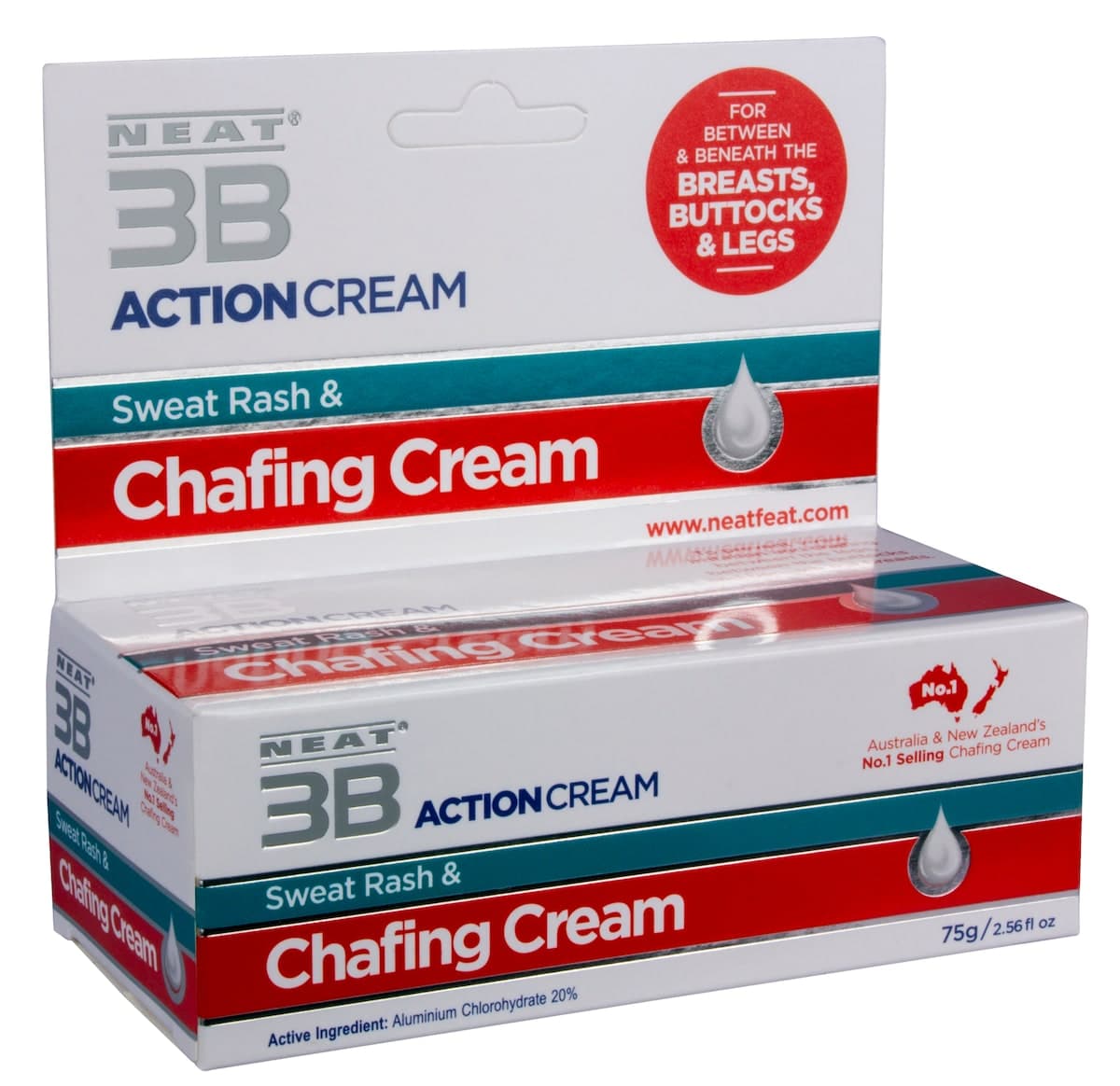 Thumbnail Neat 3B Action Chafing & Sweat Rash Cream 75g