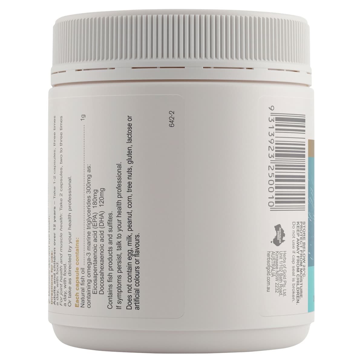 Thumbnail Herbs of Gold Fish Oil 1000 200 Capsules
