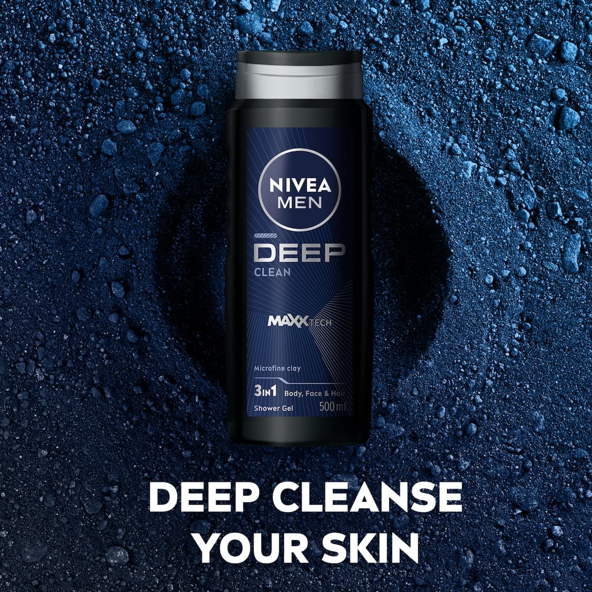 Thumbnail Nivea Men Deep Clean Shower Gel & Body Wash 500ml