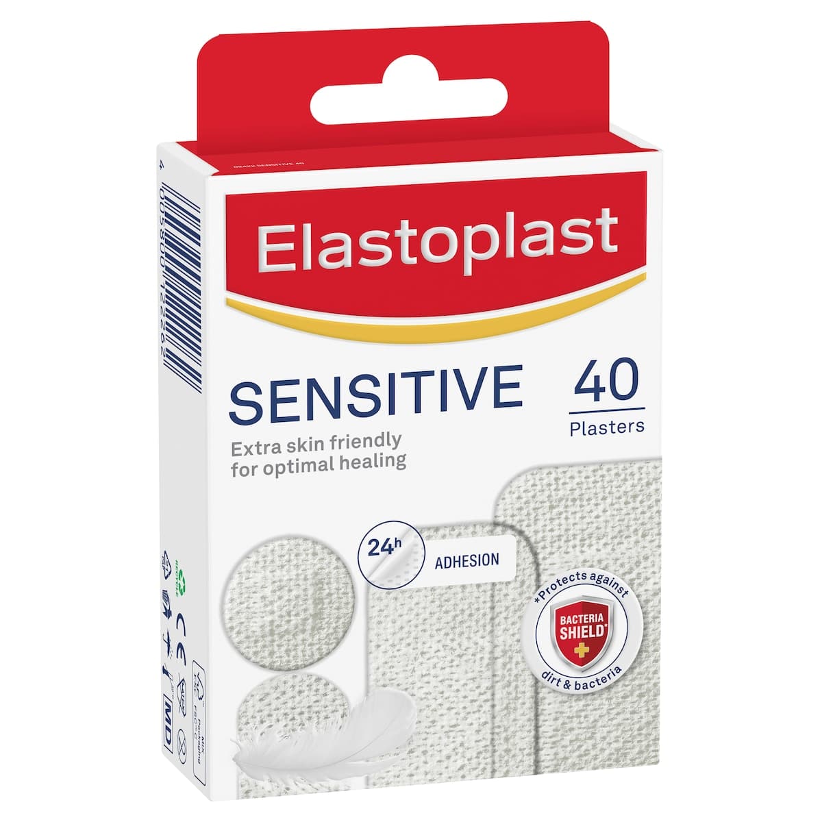 Thumbnail Elastoplast Sensitive Plasters Assorted 40 Pack