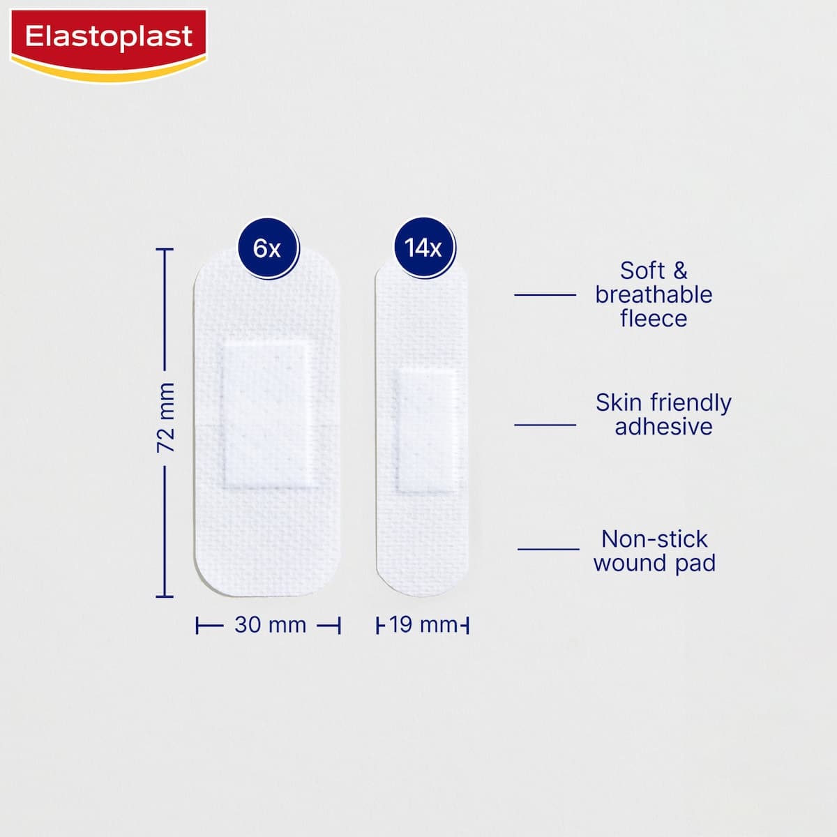Thumbnail Elastoplast Sensitive Plasters 20 Pack