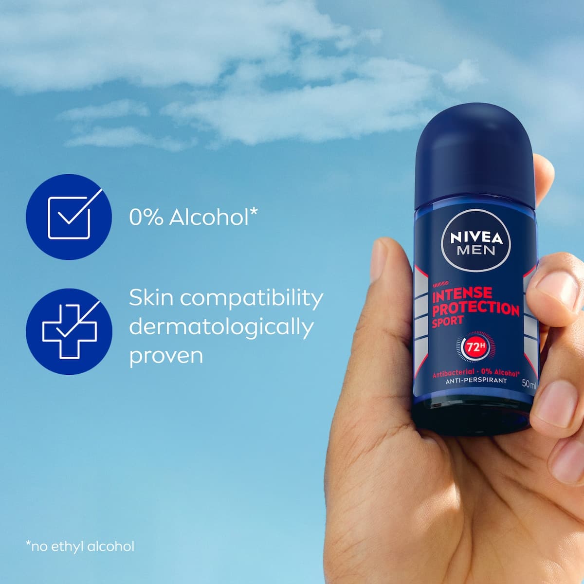 Thumbnail Nivea Men Intense Protection Sport Anti-Perspirant Roll on 50ml