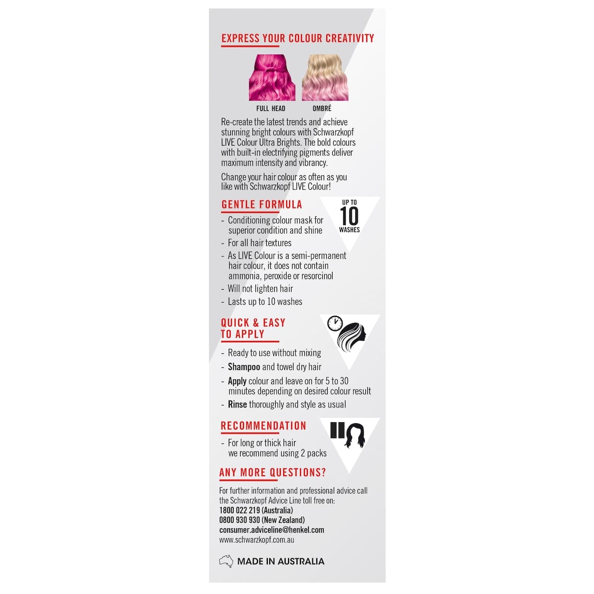Thumbnail Schwarzkopf Live Colour Ultra Brights Shocking Pink 75ml