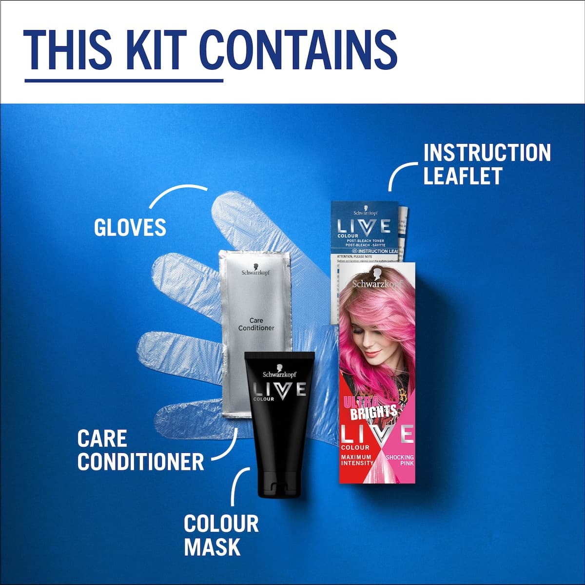 Thumbnail Schwarzkopf Live Colour Ultra Brights Shocking Pink 75ml