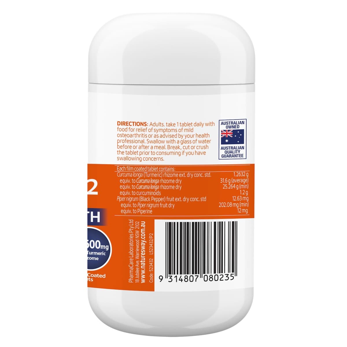 Thumbnail Nature's Way Activated Curcumin X2 Turmeric Concentrate 30 Tablets