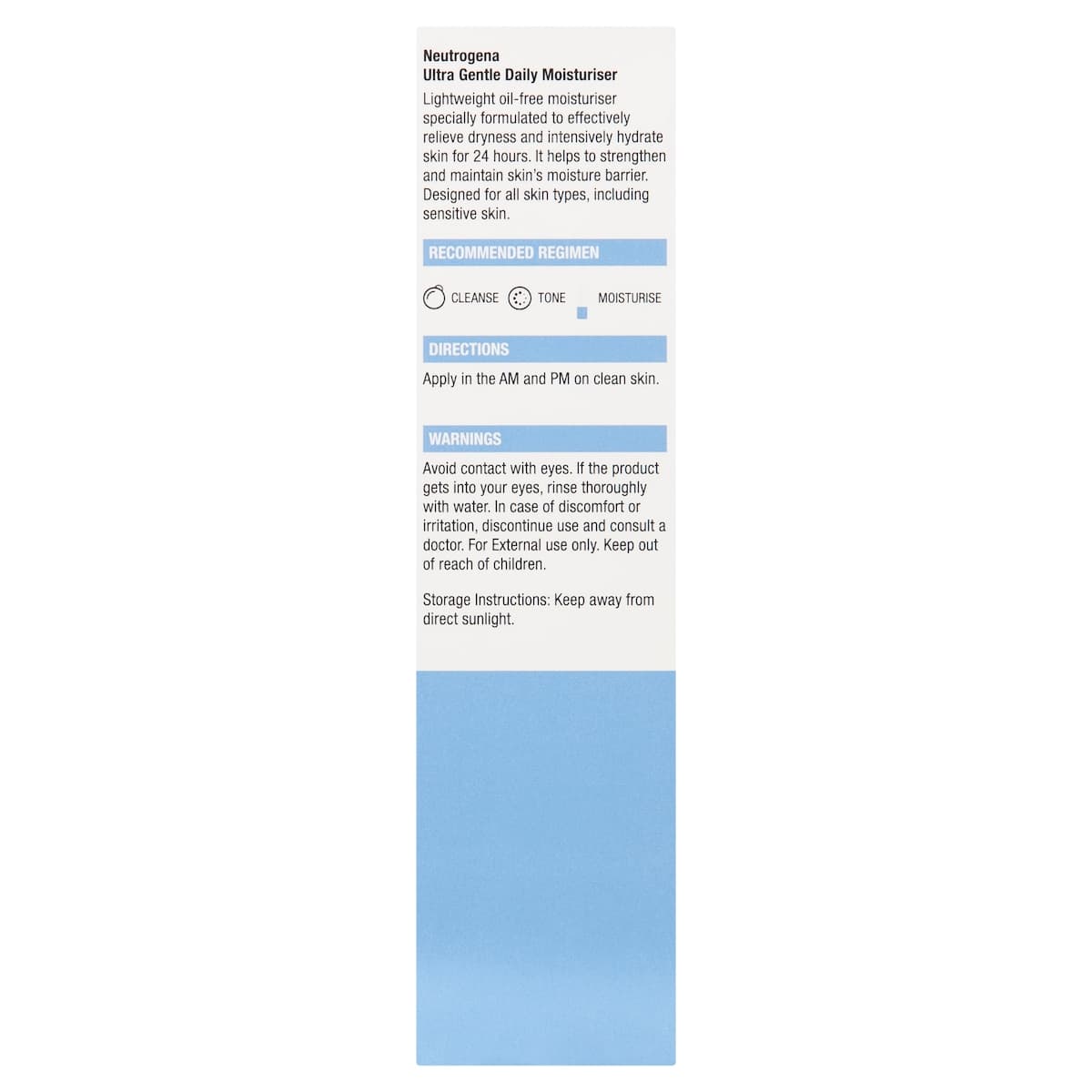 Thumbnail Neutrogena Ultra Gentle Daily Moisturiser 100ml