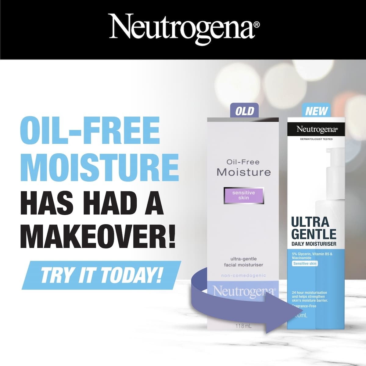 Thumbnail Neutrogena Ultra Gentle Daily Moisturiser 100ml