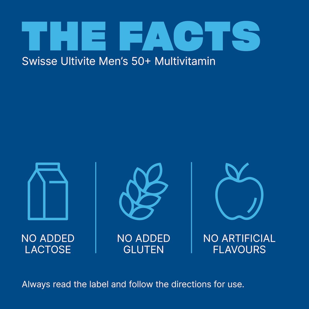Thumbnail Swisse Ultivite Mens 50+ Multivitamin 60 Tablets