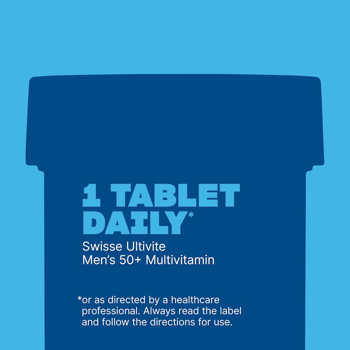 Thumbnail Swisse Ultivite Mens 50+ Multivitamin 60 Tablets