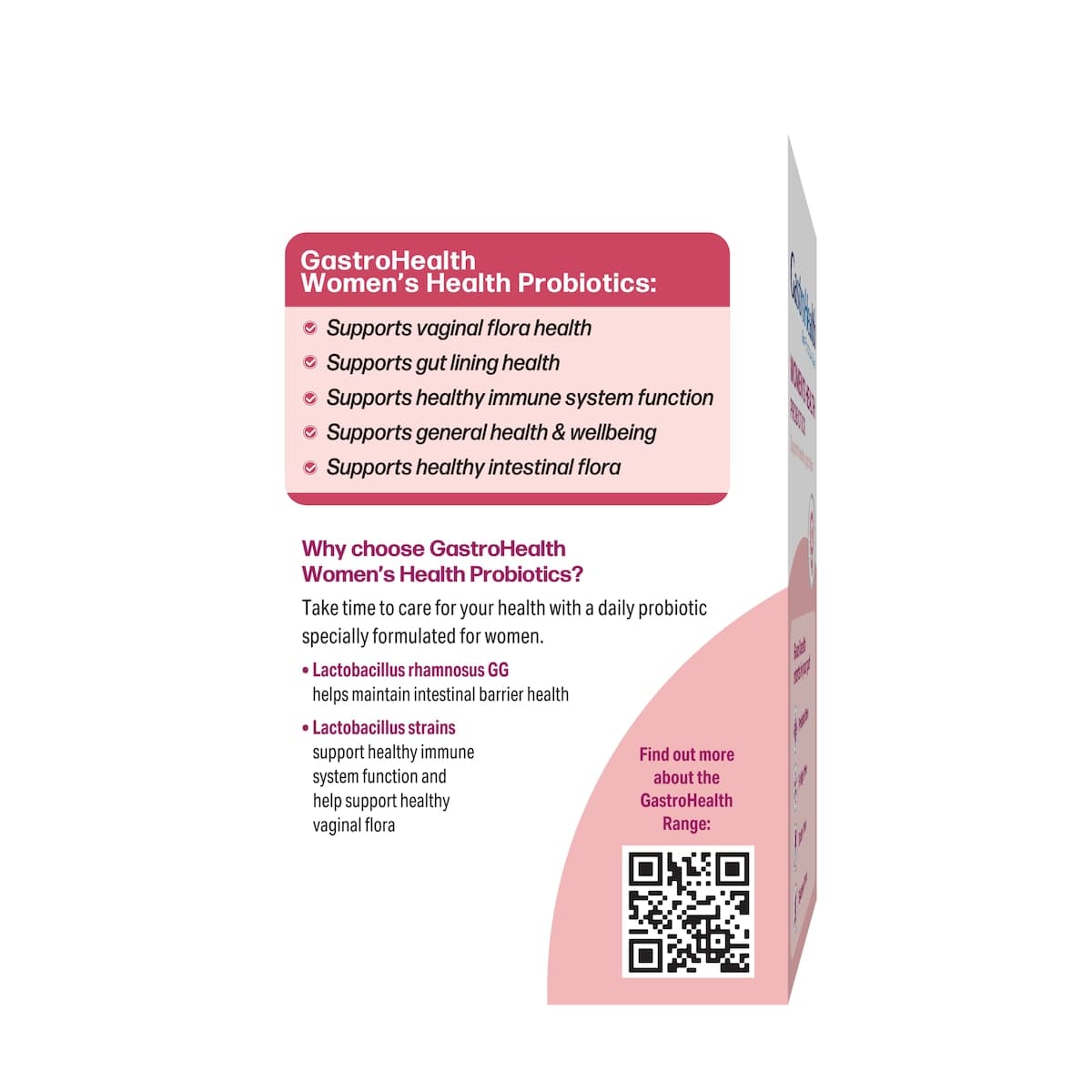 Thumbnail Naturopathica GastroHealth Womens Probiotic 30 Hard Capsules