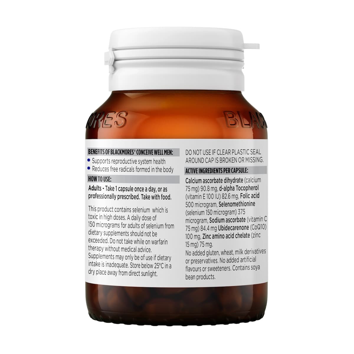 Thumbnail Blackmores Conceive Well Men 28 Tablets