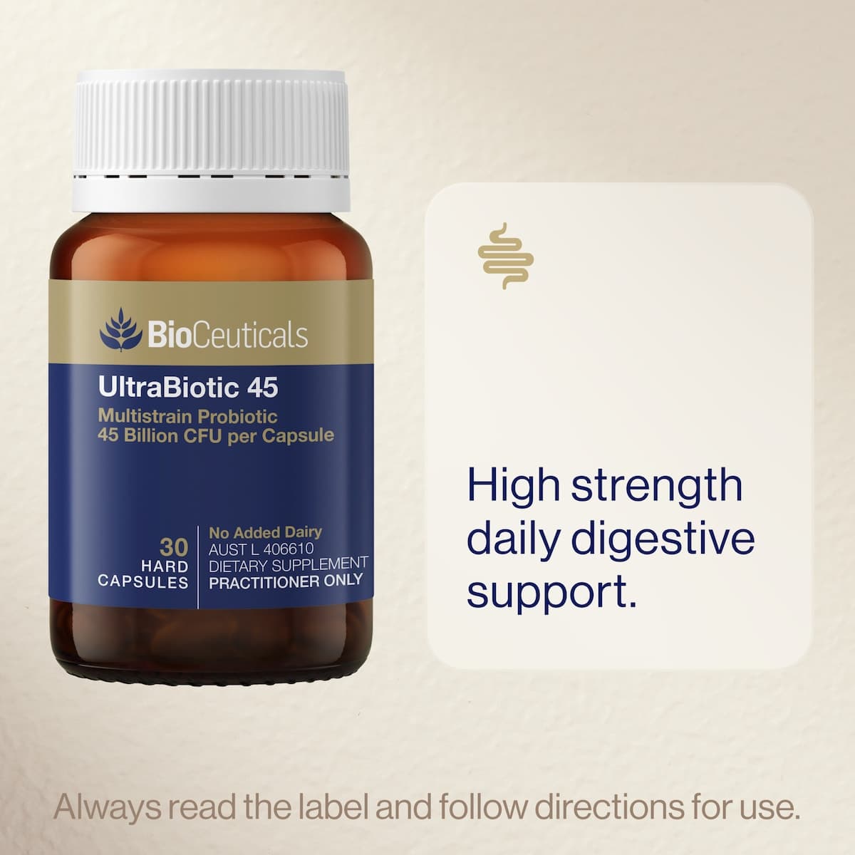 Thumbnail BioCeuticals UltraBiotic 45 60 Capsules