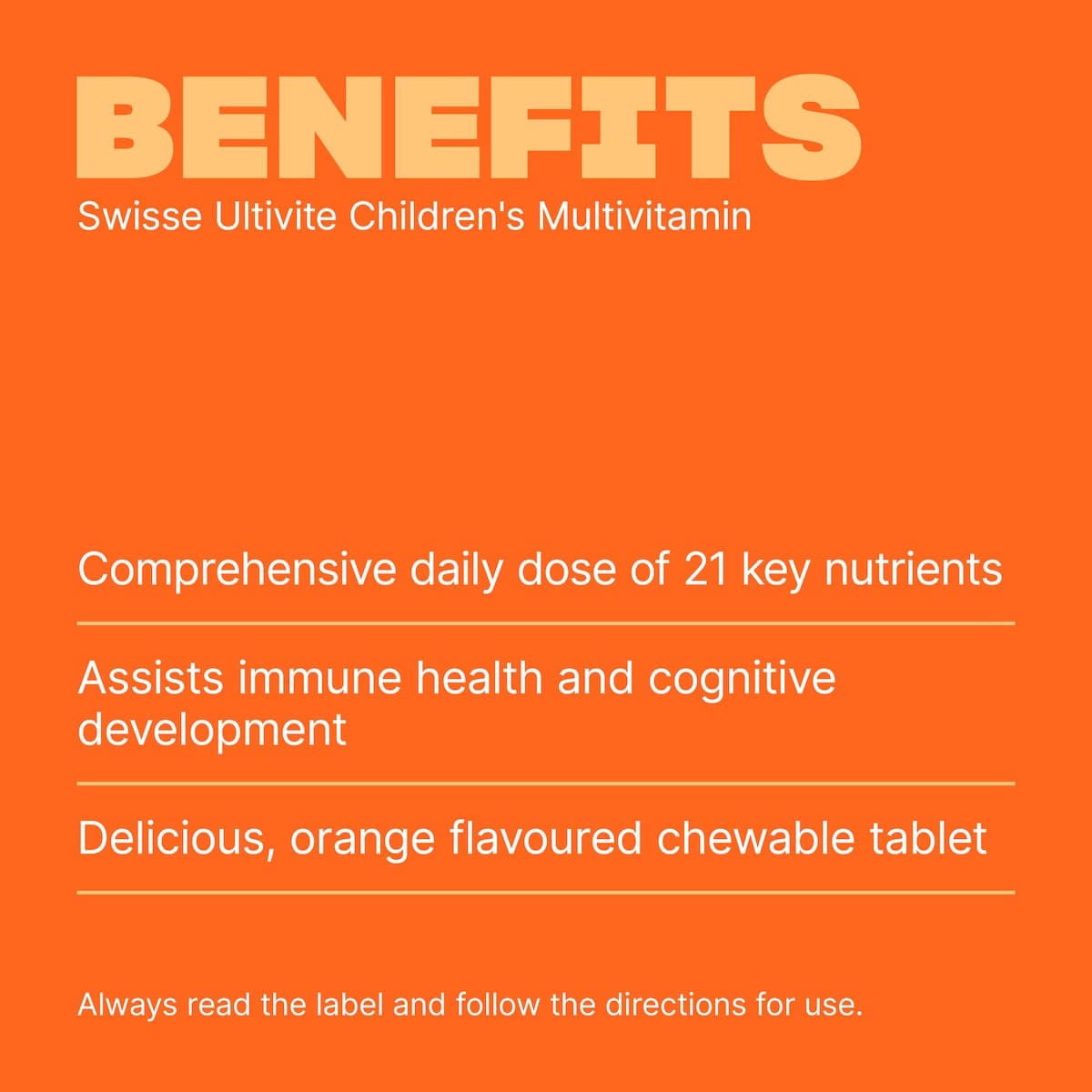 Thumbnail Swisse Ultivite Children's Multivitamin 120 Chewable Tablets