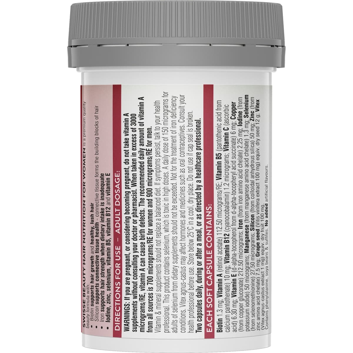 Thumbnail Swisse Beauty Hair Nutrition For Women 60 Capsules
