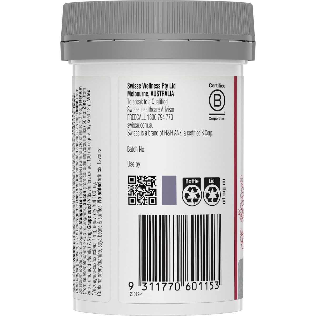 Thumbnail Swisse Beauty Hair Nutrition For Women 60 Capsules