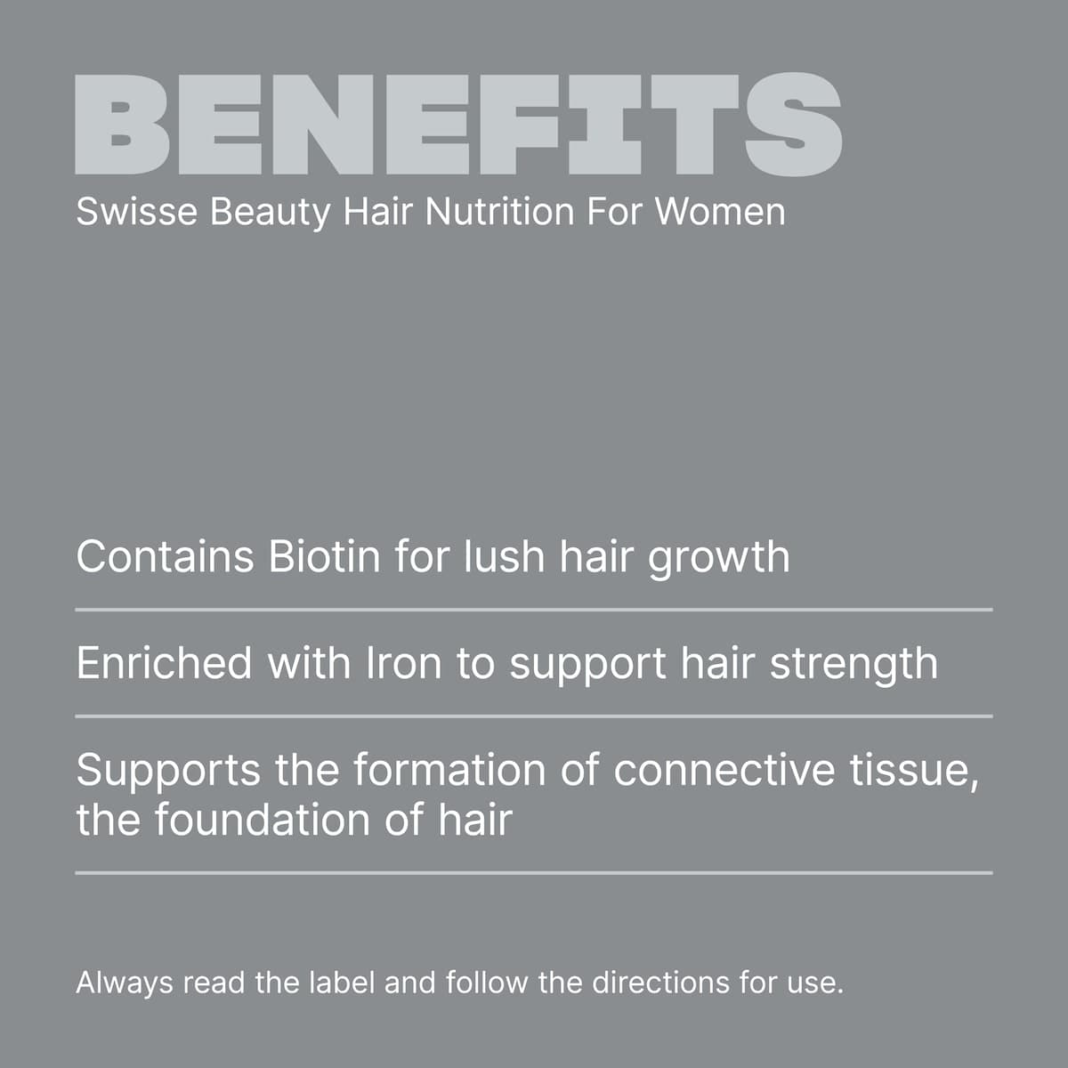 Thumbnail Swisse Beauty Hair Nutrition For Women 60 Capsules