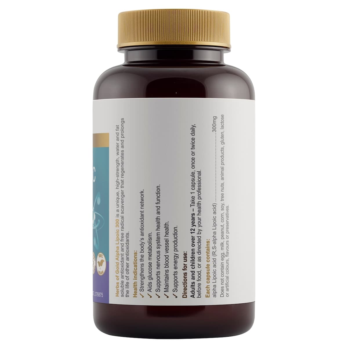 Thumbnail Herbs of Gold Alpha Lipoic 300 - 120 Capsules