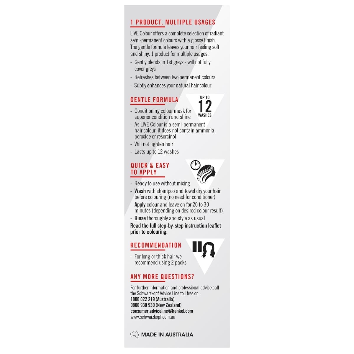 Thumbnail Schwarzkopf Live Colour Red Embers 75ml