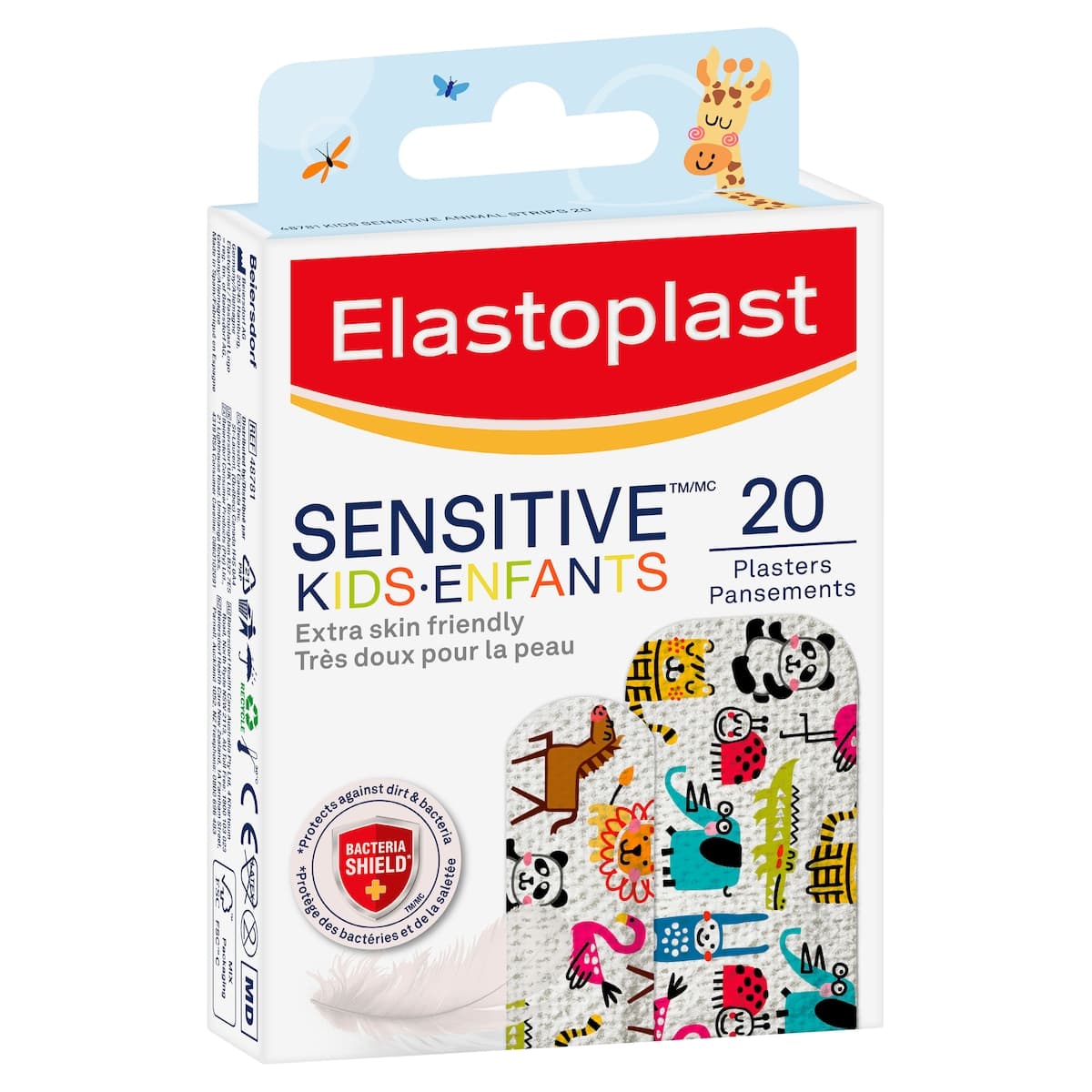 Thumbnail Elastoplast Kids Sensitive Plasters 20 Strips