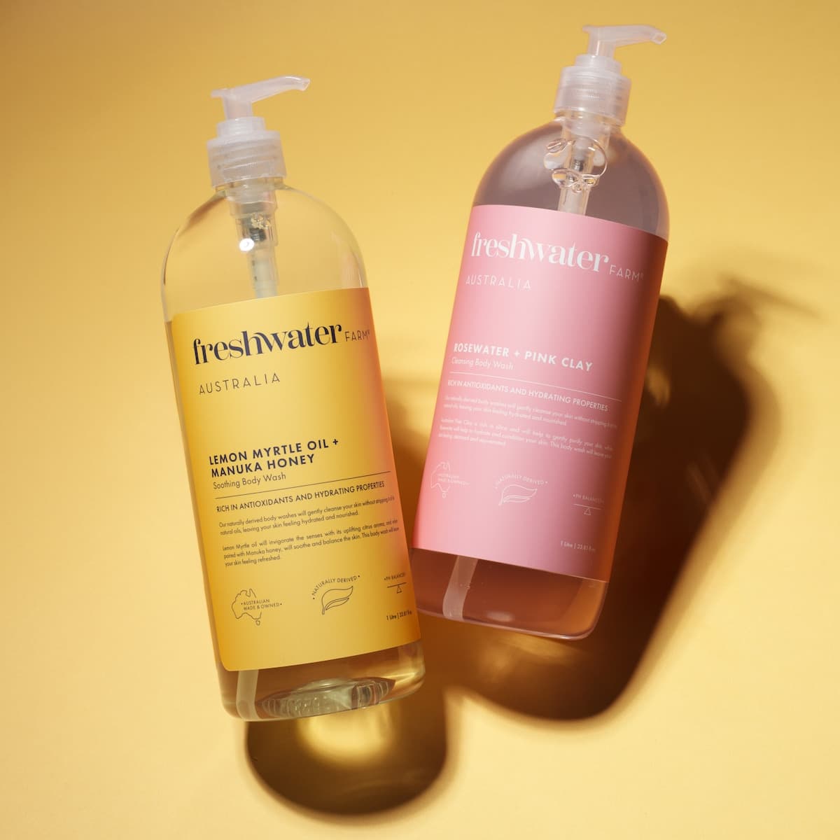 Thumbnail Freshwater Farm Lemon Myrtle Oil + Manuka Honey Body Wash 1L