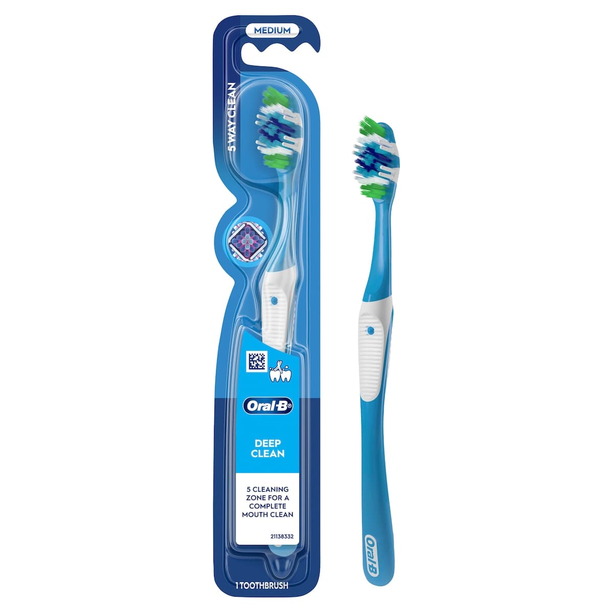 Thumbnail Oral B Complete 5 Way Clean Toothbrush Medium 1 Pack