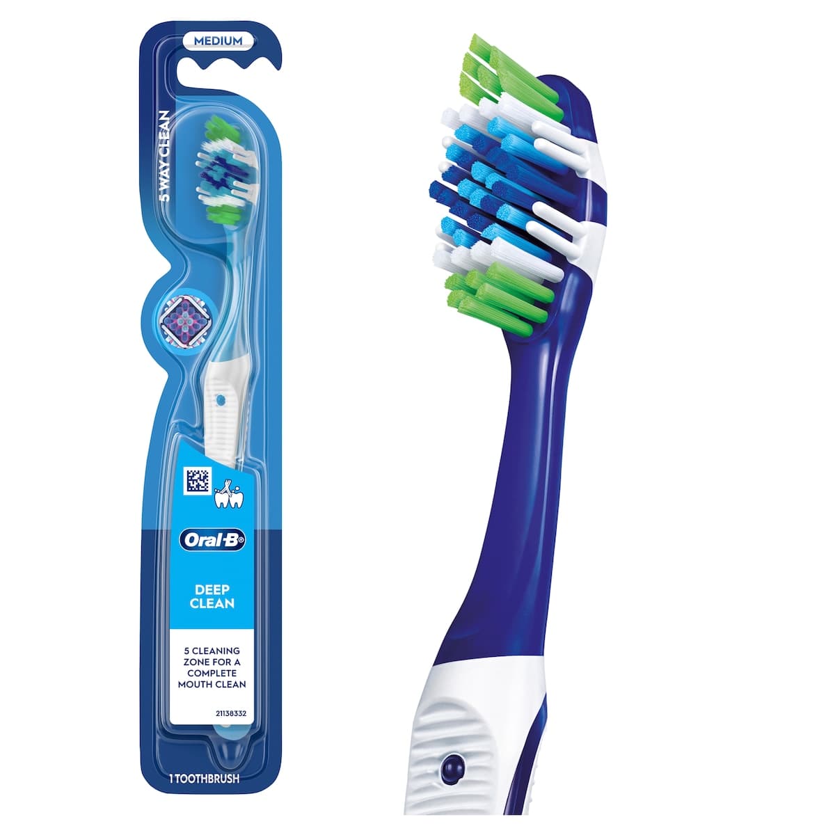 Thumbnail Oral B Complete 5 Way Clean Toothbrush Medium 1 Pack