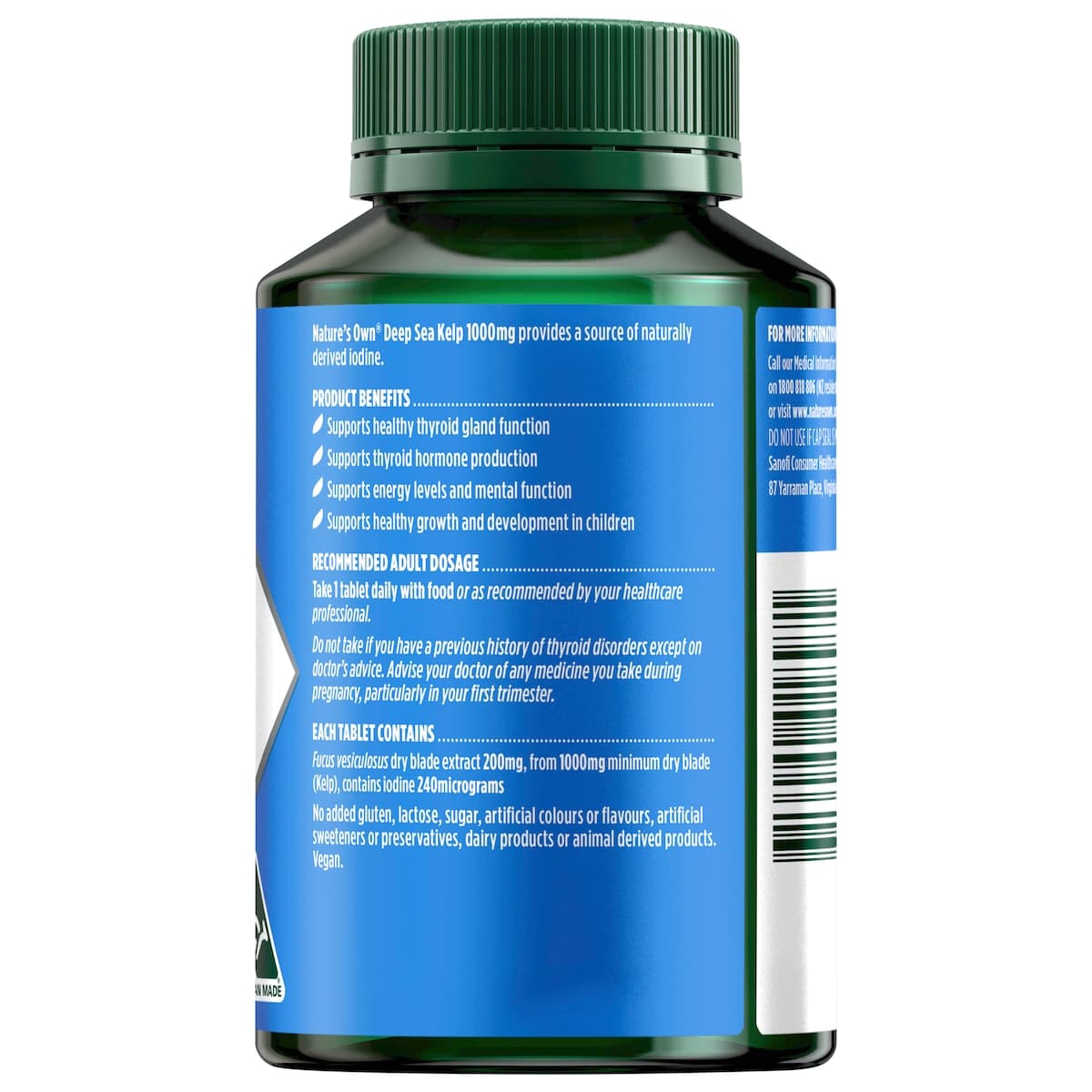 Thumbnail Nature's Own Kelp 1000mg 200 Tablets
