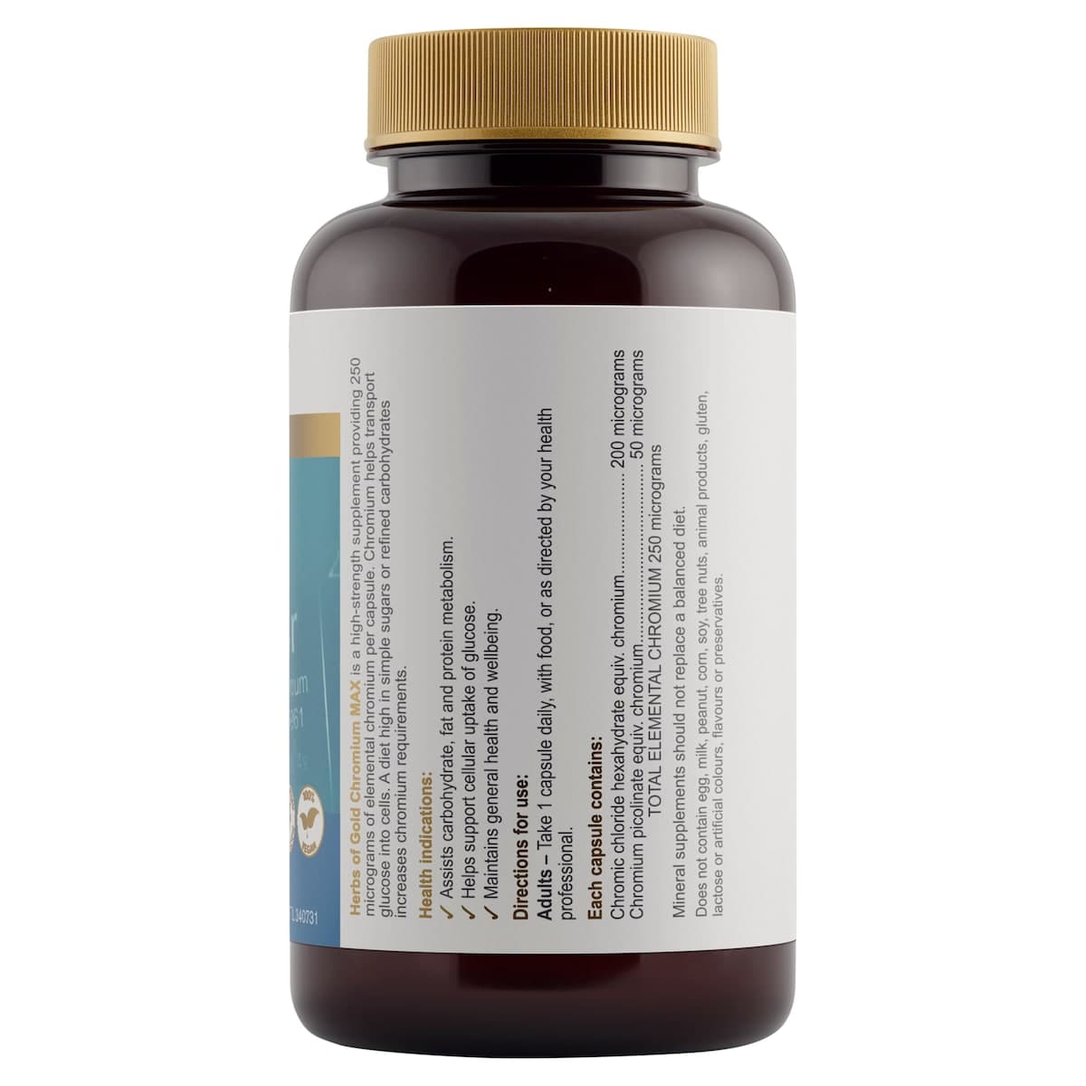 Thumbnail Herbs of Gold Chromium MAX 120 Capsules