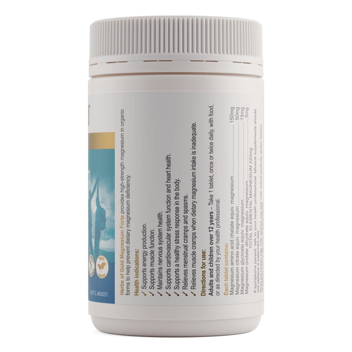 Thumbnail Herbs of Gold Magnesium Forte 120 Tablets