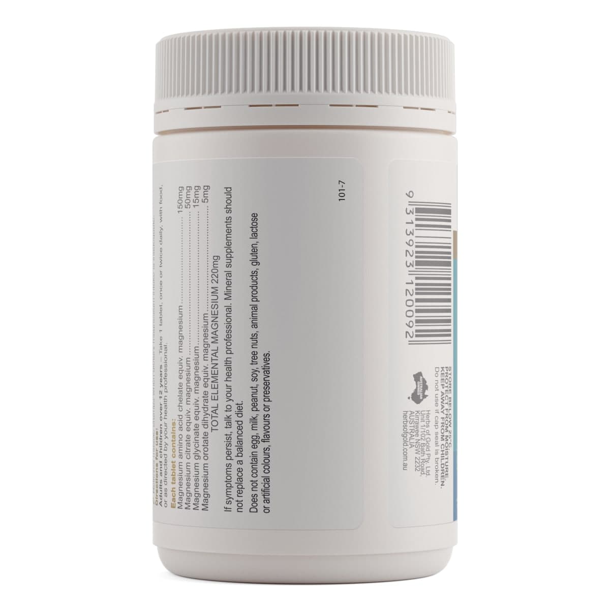 Thumbnail Herbs of Gold Magnesium Forte 120 Tablets