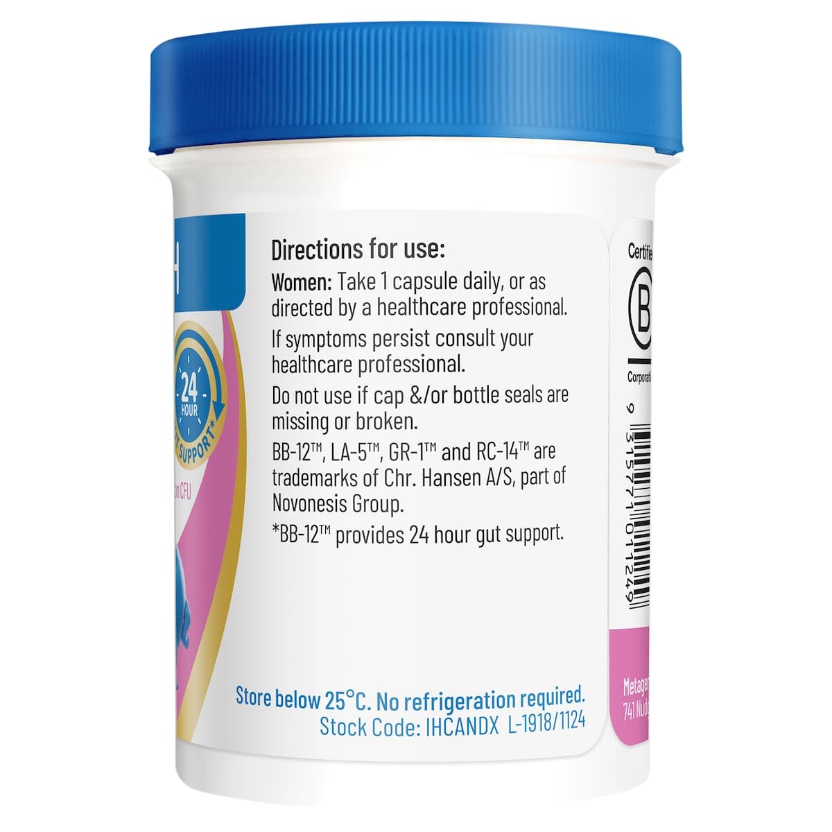 Thumbnail Inner Health Candex Womens Flora Balance Probiotics 30 Capsules