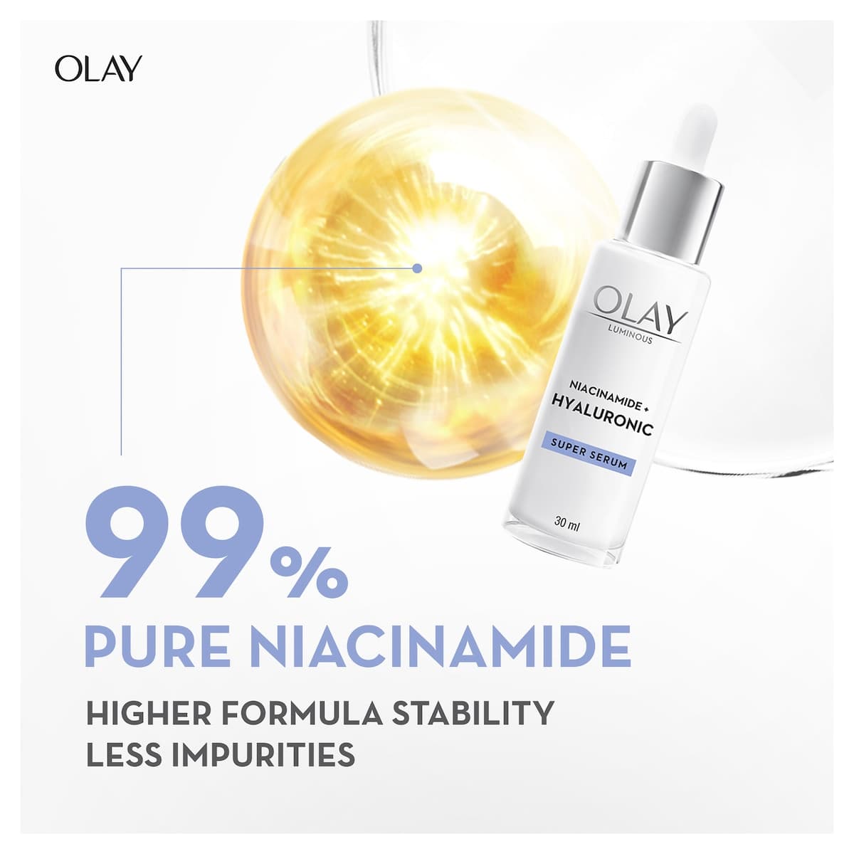 Thumbnail Olay Luminous Niacinamide + Hyaluronic Face Super Serum 30ml
