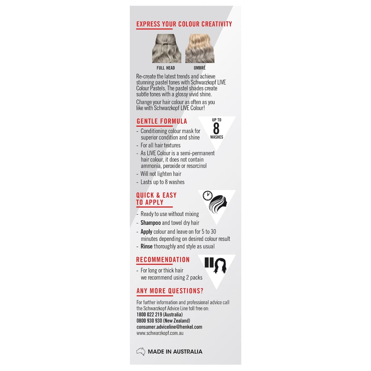 Thumbnail Schwarzkopf Live Colour Pastels Cool Grey 75ml