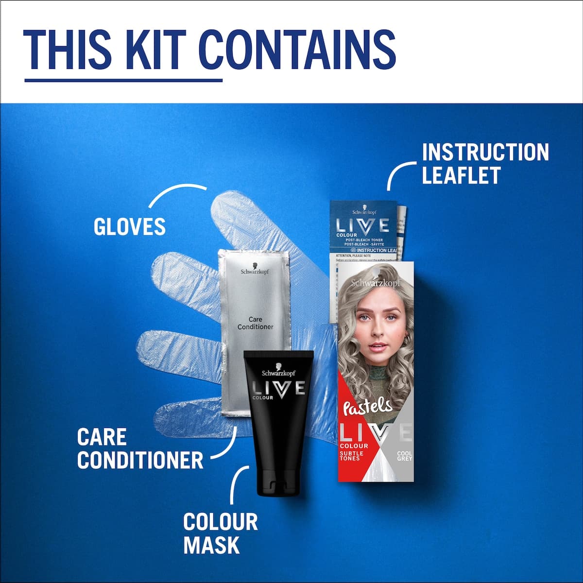 Thumbnail Schwarzkopf Live Colour Pastels Cool Grey 75ml