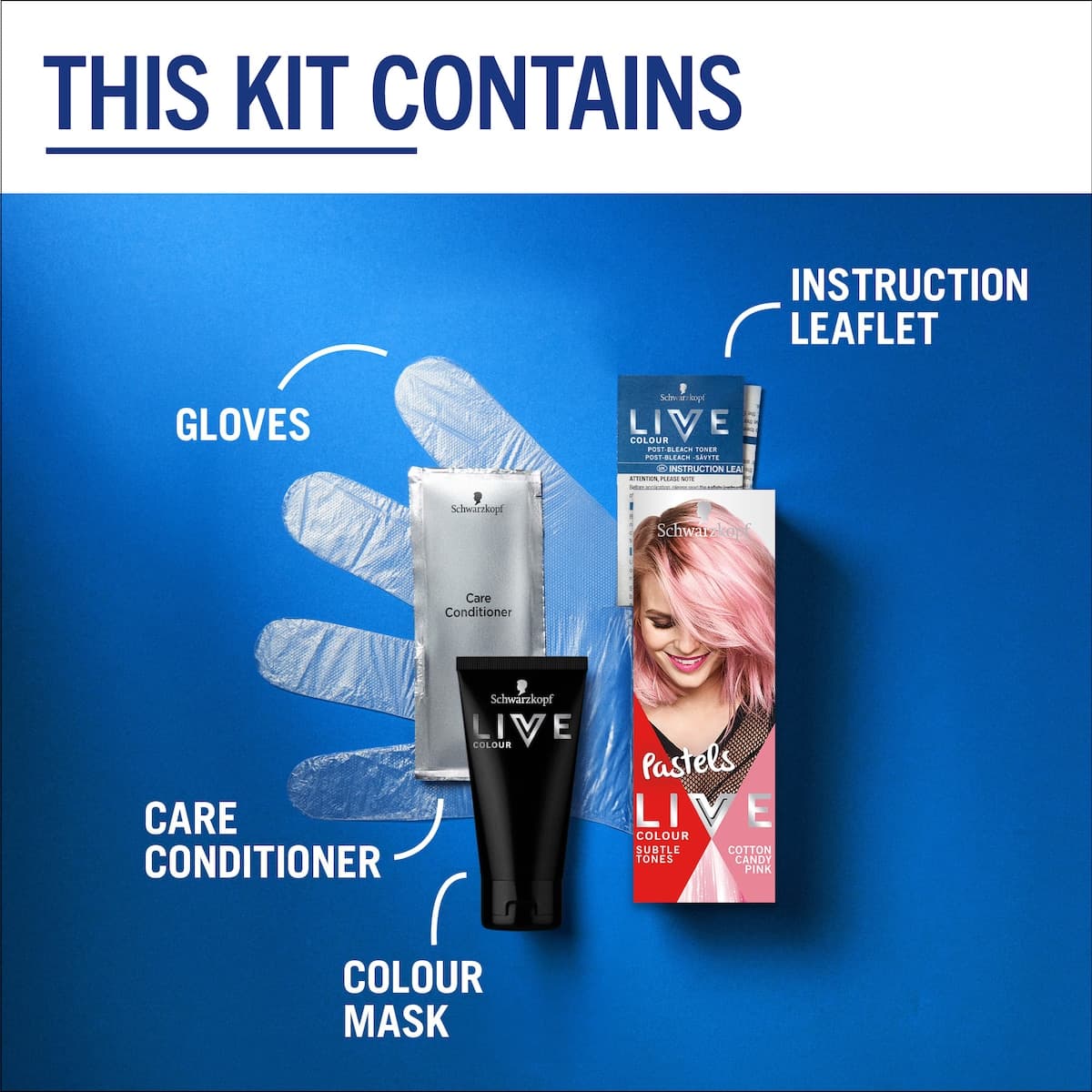Thumbnail Schwarzkopf Live Colour Pastels Cotton Candy Pink 75ml