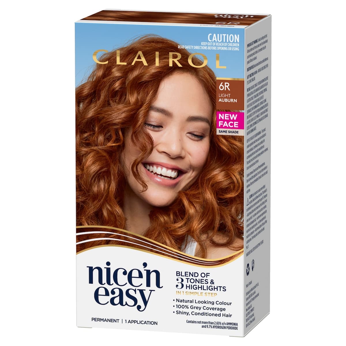 Thumbnail Clairol Nice N Easy 6R Natural Light Auburn Hair Colour