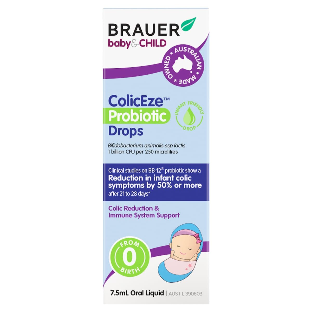 Thumbnail Brauer Baby & Child Coliceze Probiotic Drops for infants 7.5ml