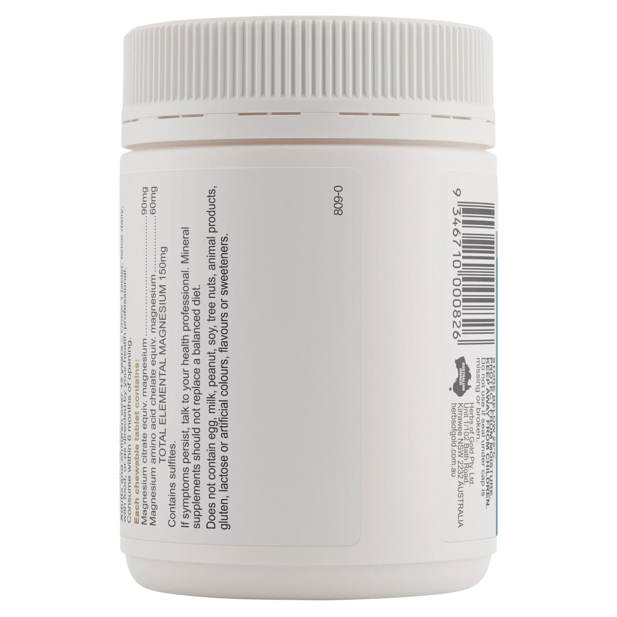 Thumbnail Herbs of Gold Magnesium Chewable 60 Tablets