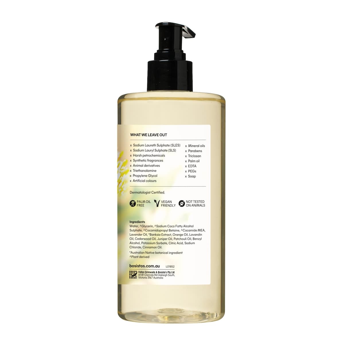 Thumbnail Bosisto's Banksia Flower & Lavender Hand Wash 500ml